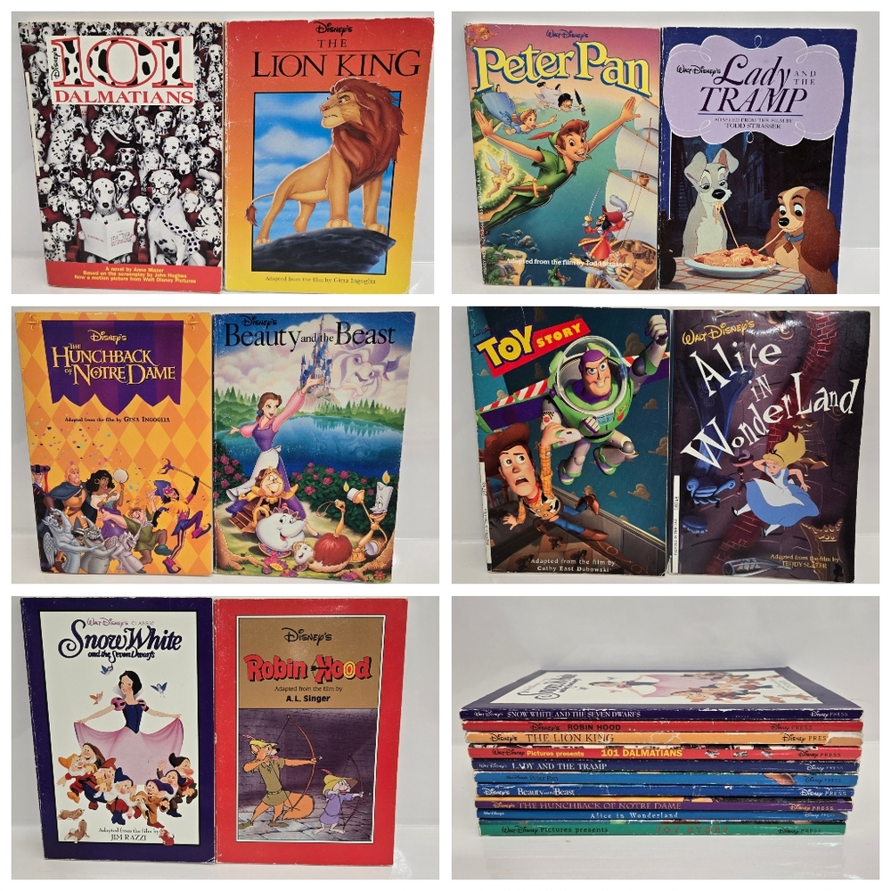 Lot of 10 childrens Disney Movie Chapter Books
